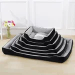 Non-slip Warm Dog Bone Bed - Image 4