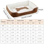Non-slip Warm Dog Bone Bed - Image 3