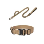 Reflective Adjustable Dog Collar with V Ring & Quick Release Metal Buckle - Image 6
