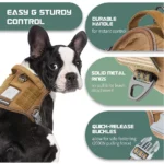 No Pull Adjustable Tactical Dog Harness and leash Set - Image 2