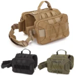 Durable Heavy Duty Tactical Harness Vest With Control Handle and Saddle