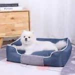 Fluffy Washable Warm Kennel Bed - Image 3