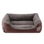 Candy-colored Large Dog Bed Square Warm House - Image 4