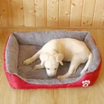 Candy-colored Large Dog Bed Square Warm House - Image 6