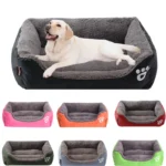 Plus Size Dog Bed with Machine Washable Soft Fleece