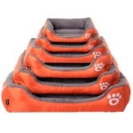 Plus Size Dog Bed with Machine Washable Soft Fleece - Image 4