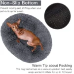 Round Soft Removable Cushion Dog Bed - Image 2