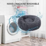 Round Soft Removable Cushion Dog Bed - Image 4