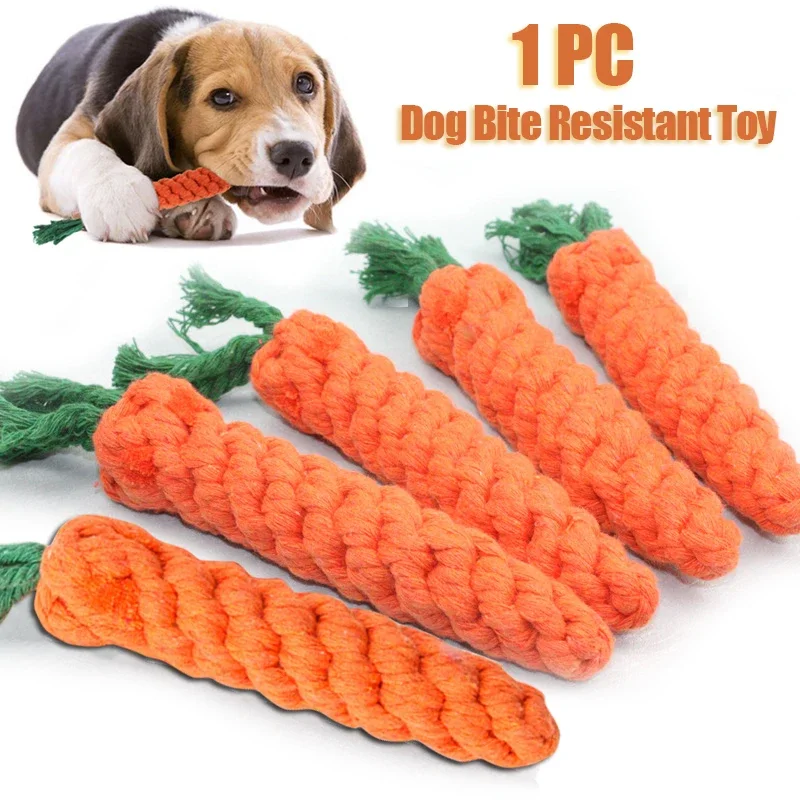 1pc-Pet-Dog-Toys-Cartoon-Animal-Dog-Chew-Toys-Durable-Braided-Bite-Resistant-Puppy-Molar-Cleaning Durable Braided Bite Resistant Chew Toy - Image 1