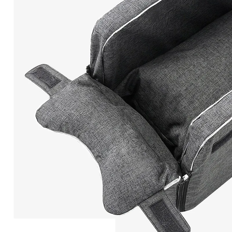Dog-Car-Seat-Bed-Car-Central-Dog-Car-Seat-Bed-Portable-Dog-Carrier-for-Small-Dogs-5 Portable Car Central Seat Bed For Pet - Image 1