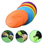 Pet Silicone Discs Training Game Frisbeed Toy