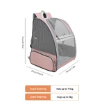 Pet Breathable Mesh Fabric Portable Backpack - Image 6