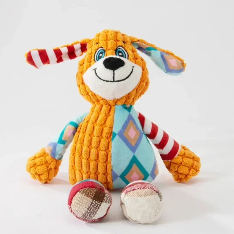 Pet-Plush-Toy-Cat-Dog-Puzzle-Toy-Cute-Animals-Bite-Resistant-Interactive-Squeaky-Pet-Dog-Teeth Pet Cute Animals Bite Resistant Puzzle Toy - Image 1