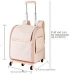 Portable Outdoor Luxury Pet Trolley Backpack - Image 4