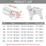 Reflective Waterproof Warm Large Dog Jacket - Image 6
