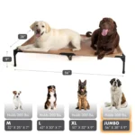 Elevated Outdoor Dog Cot with Washable Breathable Mesh - Image 2