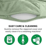 Cooling Gel Dog Bed for Large Dogs w Removable Washable Cover - Image 5