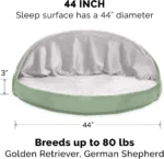 Cooling Gel Dog Bed for Large Dogs w Removable Washable Cover - Image 6