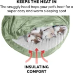Cooling Gel Dog Bed for Large Dogs w Removable Washable Cover - Image 4