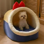 Dog Cave Bag & Cozy Kitten Lounger Cushion - Image 4