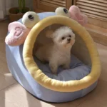 Dog Cave Bag & Cozy Kitten Lounger Cushion