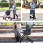 Medium 3-in-1 Pet Stroller with Removable Carrier - Image 3