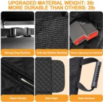 Waterproof Premium Dog Car Seat Cover with Side Flaps - Image 4