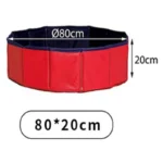 Foldable Dog Swimming Bath Pool - Collapsible Pet and Kids Cooling Tub - Image 6
