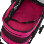 Regal Plus Raspberry Sorbet Pink Dog Stroller - Image 5
