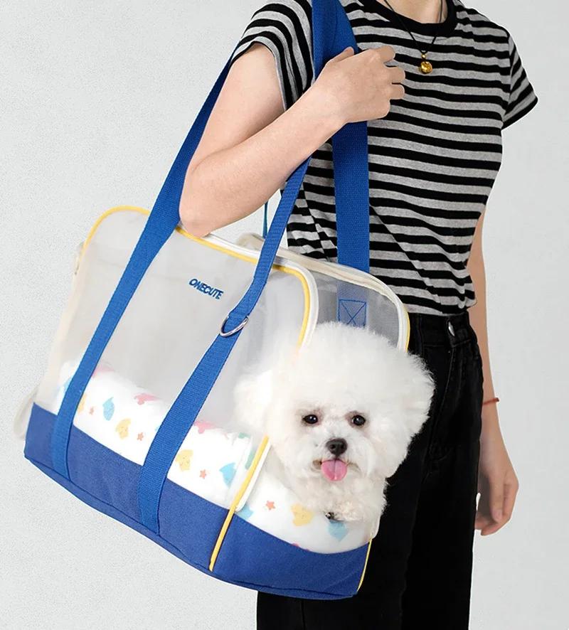 kf-S27149ea87efa416dbdbc841794258c286-2-in-1-Pet-Bed-and-Handbag-Mesh-Breathable-Cat-Dog-Carrier-Bags-for-Small-Dogs 2-in-1 Pet Bed and Handbag - Image 1