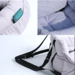 Premium Foldable Dog Car Seat Cover & Carrier for Travel - Image 5