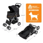 Foldable Pet Stroller for Small Medium Pets - Image 5
