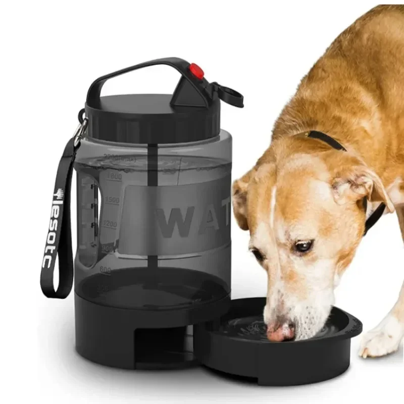 kf-S7455cbfcaebf458c95f173bf2f1762a0R-2-2L-Dog-Water-Bottle-Large-Capacity-Drinking-Bowl-Outdoor-Walking-Portable-Water-Bottle-Pet-Drink 2.2L Portable Dog Water Bottle - Image 1