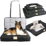 Waterproof Dog Car Seat Bed with Removable Pad - Image 2