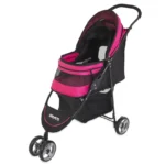 Regal Plus Raspberry Sorbet Pink Dog Stroller - Image 3