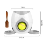 Dog Pet Interactive Tennis Ball Launcher & Feeding Machine - Image 5