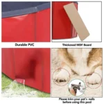 Foldable Dog Swimming Bath Pool - Collapsible Pet and Kids Cooling Tub - Image 4