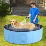 Foldable Dog Swimming Bath Pool - Collapsible Pet and Kids Cooling Tub - Image 2