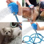 Pet Bath Sprinkler Brush & Massage Glove for Dogs