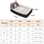Cartoon Dog Beds Pet Basket - Image 6