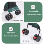 Lightweight Folding Pet Stroller for Pets - Image 4