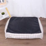 Plaid Dog Bed for Small Dogs - Image 3