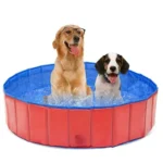 Foldable Dog Swimming Bath Pool - Collapsible Pet and Kids Cooling Tub
