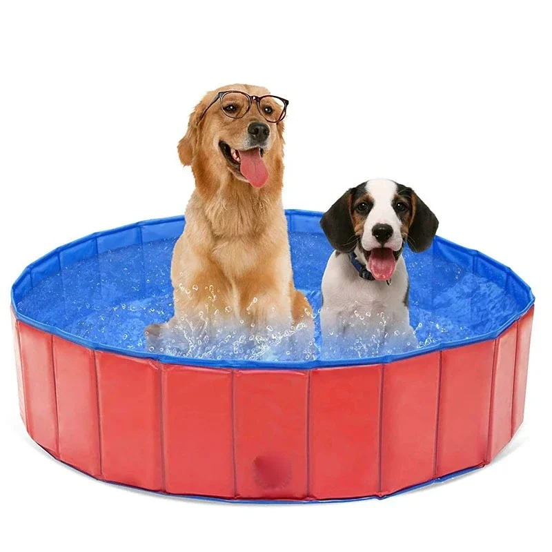 kf-Sc5676a648899404bad9c426bc90934e3l-Dog-Swimming-Bath-Pet-Foldable-Bathtub-Large-pool-Collapsible-Bathtub-Pool-Kids-Cool-pet-Accessories-Out Foldable Dog Swimming Bath Pool - Collapsible Pet and Kids Cooling Tub - Image 1