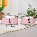 Stainless Steel Pet Food & Water Bowls - Image 5