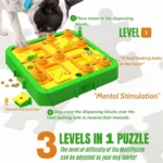 Dog Puzzle Toys 3-in-1 Enrichment Treat Feeder - Image 4