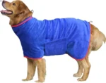 Drying Dog Coat - Adjustable Towel Robe for Dogs
