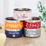 Stainless Steel Pet Food & Water Bowls - Image 2