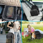Expandable Airline Approved Pet Carrier with Locking Zipper - Image 6