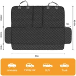 Waterproof Premium Dog Car Seat Cover with Side Flaps - Image 6